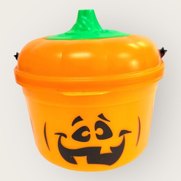 1993 McDonalds Happy Meal Jack O Lantern Boo Bucket Pumpkin Cookie Cutter D - Picture 1 of 7